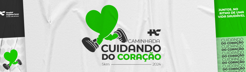 Banner Caminhada Cuidando do Coração