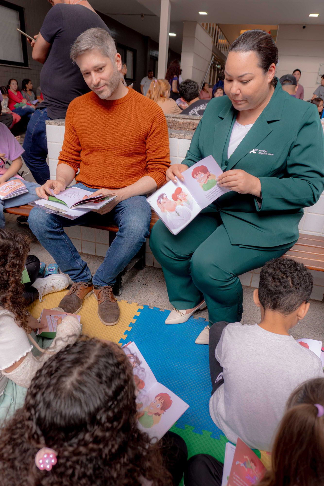 Na Cura com o Supersoro Hospital Angelina Caron